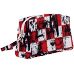 Emo Checker Graffiti Wristlet Pouch Bag (Large)