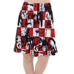 Fishtail Chiffon Skirt 