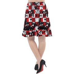 Fishtail Chiffon Skirt 