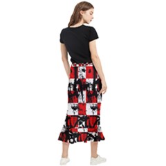 Maxi Fishtail Chiffon Skirt 
