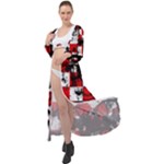 Emo Checker Graffiti Maxi Chiffon Beach Wrap
