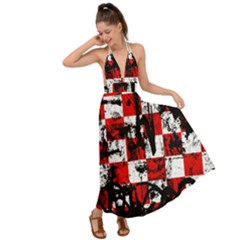 Backless Maxi Beach Dress 