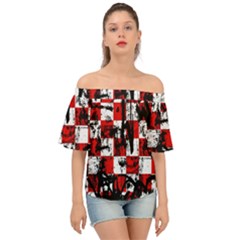 Off Shoulder Short Sleeve Top 