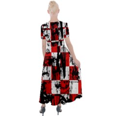 Button Up Short Sleeve Maxi Dress 