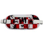 Emo Checker Graffiti Rounded Waist Pouch