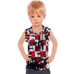 Emo Checker Graffiti Kids  Sport Tank Top