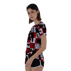 Short Sleeve Open Back T-Shirt 