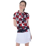 Emo Checker Graffiti Women s Polo Tee