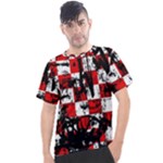 Emo Checker Graffiti Men s Sport Top