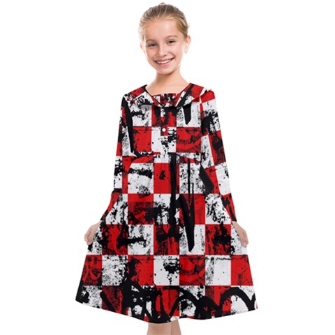 Emo Checker Graffiti Kids  Midi Sailor Dress from ArtsNow.com
