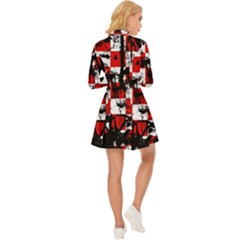 Long Sleeve Velour Longline Dress 