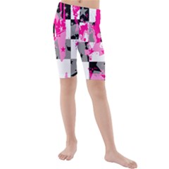 Kids  Mid Length Swim Shorts 