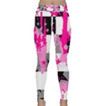 Pink Star Splatter Classic Yoga Leggings