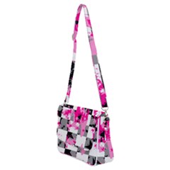 Shoulder Bag with Back Zipper 