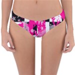 Pink Star Splatter Reversible Hipster Bikini Bottoms