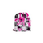 Pink Star Splatter Drawstring Pouch (XS)