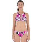 Pink Star Splatter Perfectly Cut Out Bikini Set