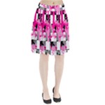 Pink Star Splatter Pleated Skirt