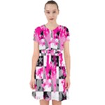 Pink Star Splatter Adorable in Chiffon Dress