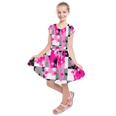 Kids  Short Sleeve Dress 