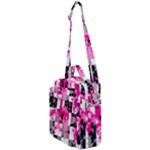 Pink Star Splatter Crossbody Day Bag