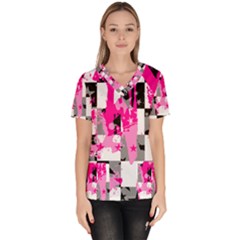 Women s V-Neck Scrub Top 