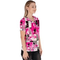 Women s V-Neck Scrub Top 