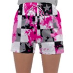 Pink Star Splatter Sleepwear Shorts