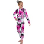 Pink Star Splatter Kids  Long Sleeve Set 