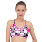 Pink Star Splatter Basic Training Sports Bra