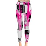 Pink Star Splatter Inside Out Leggings