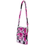 Pink Star Splatter Multi Function Travel Bag