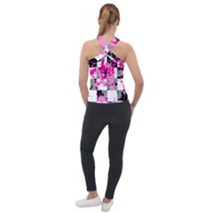 Cross Neck Velour Top 