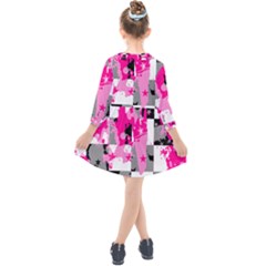 Kids  Quarter Sleeve Shirt Dress 