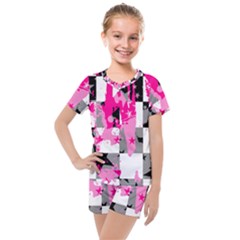 Kids  Mesh T-Shirt and Shorts Set 