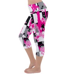 Lightweight Velour Capri Yoga Leggings 