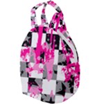 Pink Star Splatter Travel Backpacks