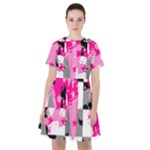 Pink Star Splatter Sailor Dress