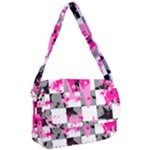 Pink Star Splatter Courier Bag