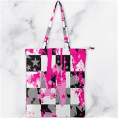 Double Zip Up Tote Bag 