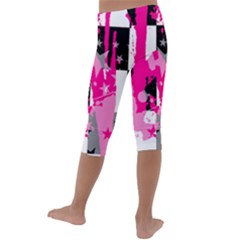 Kids  Lightweight Velour Capri Leggings  