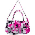 Pink Star Splatter Removal Strap Handbag