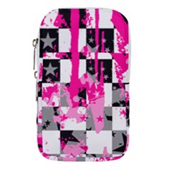 Pink Star Splatter Waist Pouch (Large) from ArtsNow.com