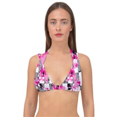 Double Strap Halter Bikini Top 