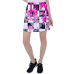 Pink Star Splatter Tennis Skirt