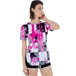 Pink Star Splatter Perpetual Short Sleeve T-Shirt