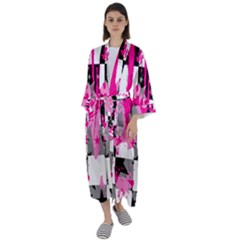 Maxi Satin Kimono 