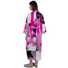 Maxi Satin Kimono 