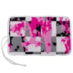 Pink Star Splatter Pen Storage Case (M)