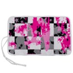 Pink Star Splatter Pen Storage Case (L)
